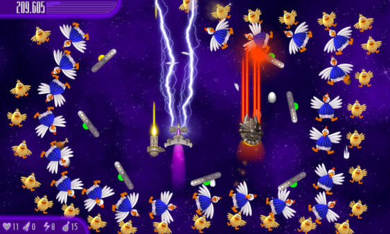 Chicken Invaders 4 — скриншот