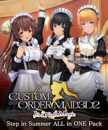 CUSTOM ORDER MAID 3D2 It's a Night Magic Step in Summer ALL in ONE Pack