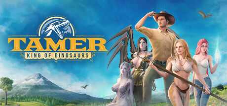 Steam header art for Tamer: King of Dinosaurs