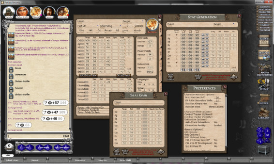 скриншот Fantasy Grounds - Rolemaster Classic Ruleset 3