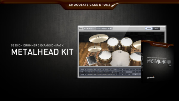 скриншот SONAR X3 - Chocolate Cake Drums: MetalHead Kit - For Session Drummer 3 0