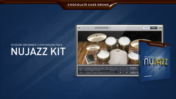 скриншот SONAR X3 - Chocolate Cake Drums: NuJazz Kit - For Session Drummer 3 0