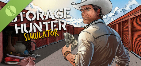 Steam header art for Storage Hunter Simulator Demo