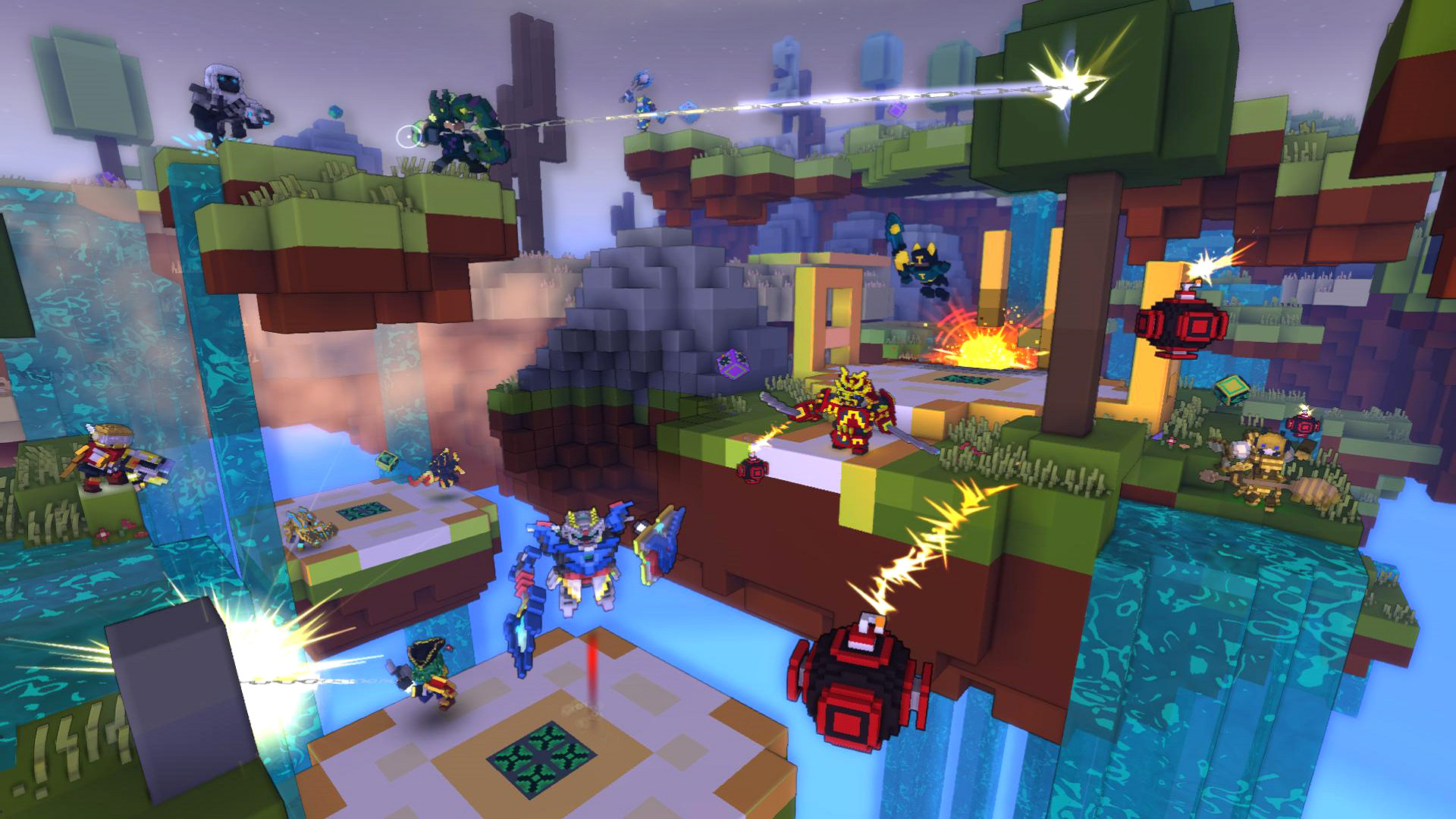 JOGOS: Minecraft + Free Fire = Trove Delves [Lançamento!]