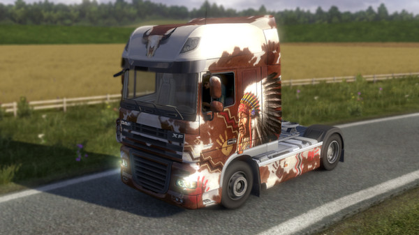 скриншот Euro Truck Simulator 2 - USA Paint Jobs Pack 2