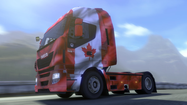 скриншот Euro Truck Simulator 2 - Canadian Paint Jobs Pack 0