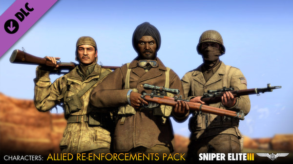 скриншот Sniper Elite 3 - Allied Reinforcements Outfit Pack 0