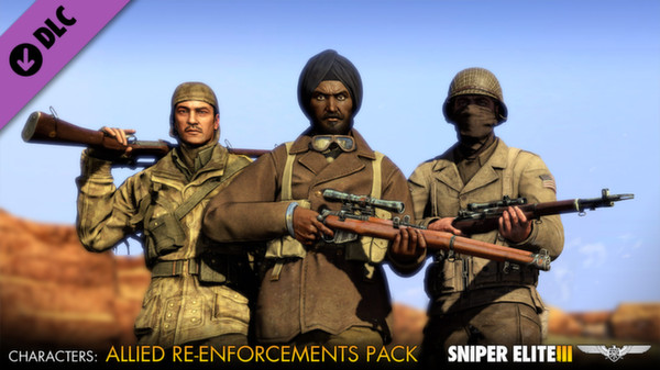 Sniper Elite 3 - Allied Reinforcements Outfit Pack for steam Sniper Elite 3 - Allied Reinforcements Outfit Pack for steam