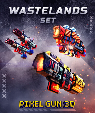 Pixel Gun 3D - Wastelands Set