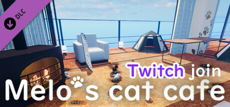 Melo's cat cafe - Twitch join banner image