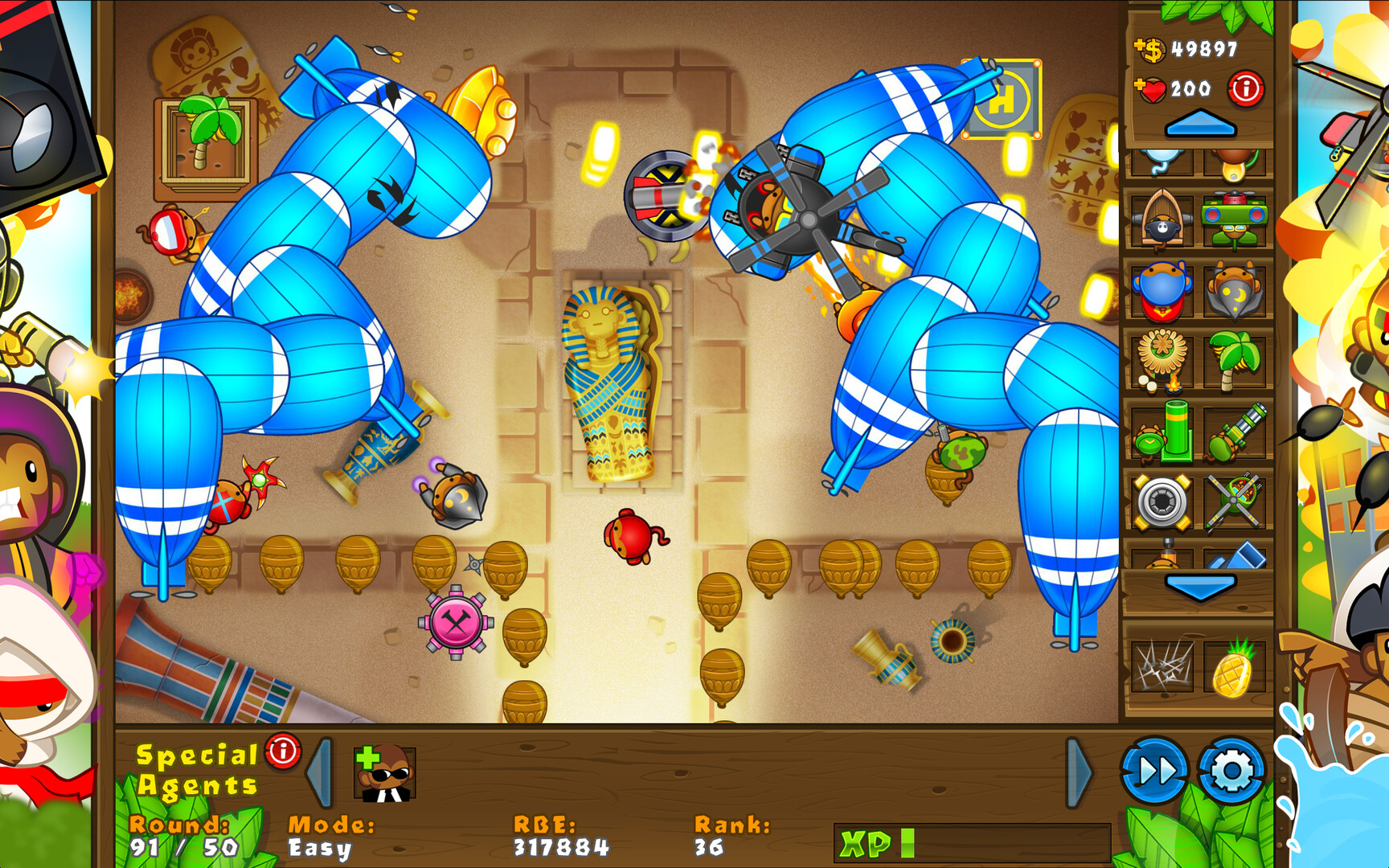 Bloons Tower Defense 5 is best version of tower defence games by Ninja  Kiwi, Play unblocked Bloons Tower Defense 5 game…