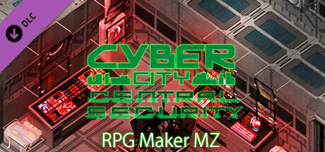 RPG Maker MZ - CyberCity Central Security Tiles banner image