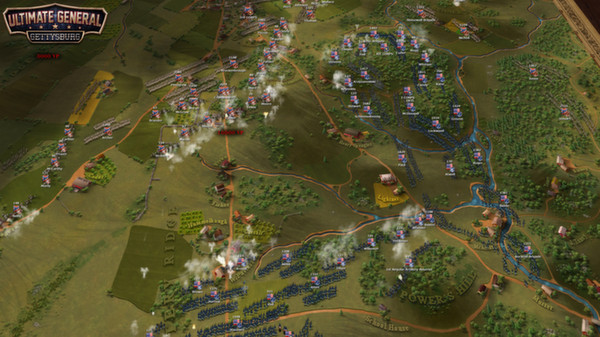 Ultimate General: Gettysburg capture d'écran