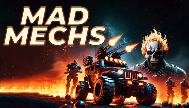 Imagen de la cápsula de "Mad Metal" que utilizó RoboStreamer para las transmisiones en Steam