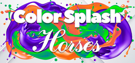 Color Splash: Horses banner