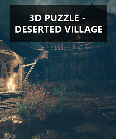 3D PUZZLE - Deserted Village