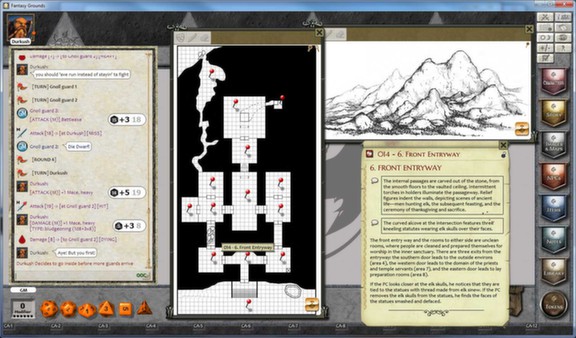 скриншот Fantasy Grounds - 3.5E/PFRPG 1 on 1 Adventure #3 The Forbidden Hills 0
