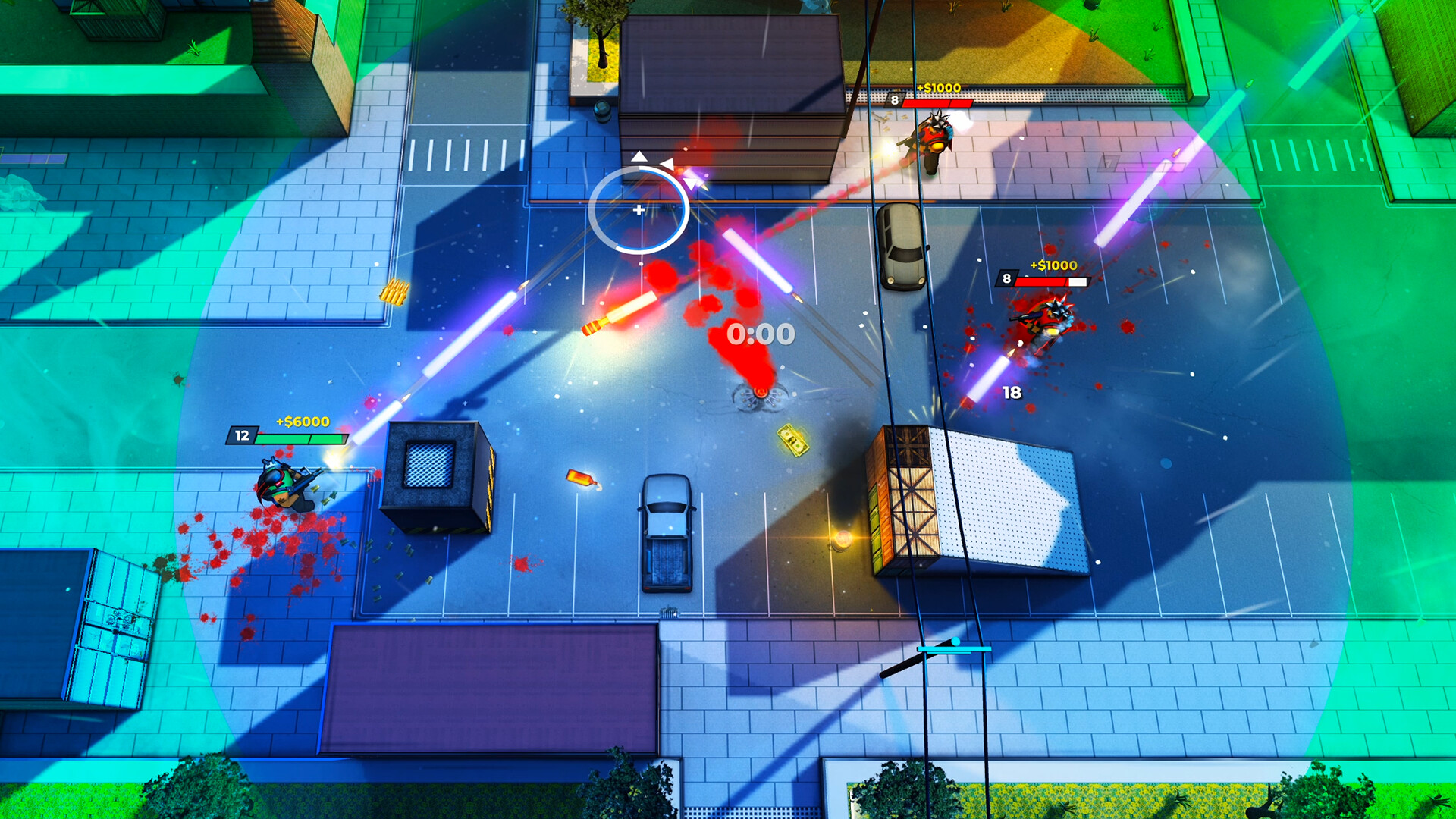Top-down PvPvE Battle Royale game Gene Shift Auto now free to play