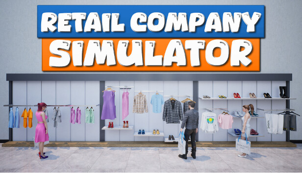 Imagen de la cápsula de "Retail Company Simulator" que utilizó RoboStreamer para las transmisiones en Steam