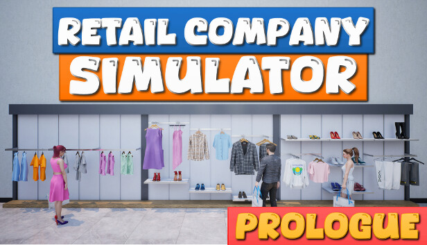 Imagen de la cápsula de "Retail Company Simulator: Prologue" que utilizó RoboStreamer para las transmisiones en Steam