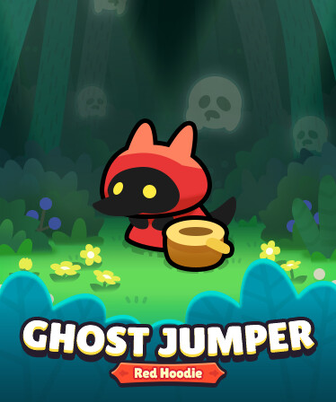 Ghost Jumper : Red Hoodie