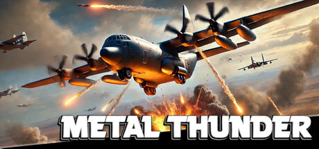 Steam header art for Metal Thunder