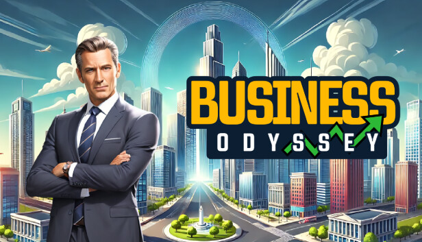 Imagen de la cápsula de "Business Odyssey" que utilizó RoboStreamer para las transmisiones en Steam