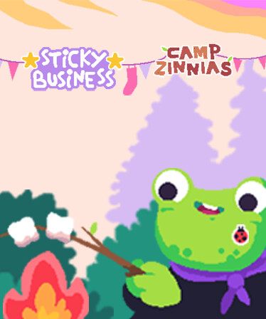 Sticky Business: Camp Zinnias