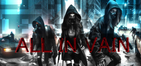 ALL IN VAIN — store header art
