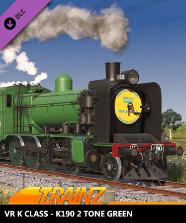 Trainz Plus DLC - VR K class - K190 2 Tone Green