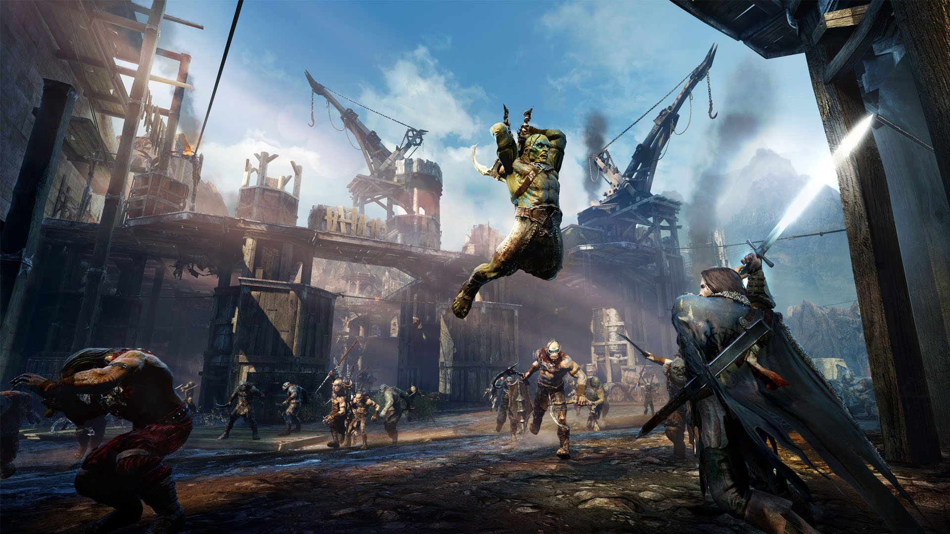 Download Experience Epic Gameplay in Middle Earth with 720p Shadow Of Mordor