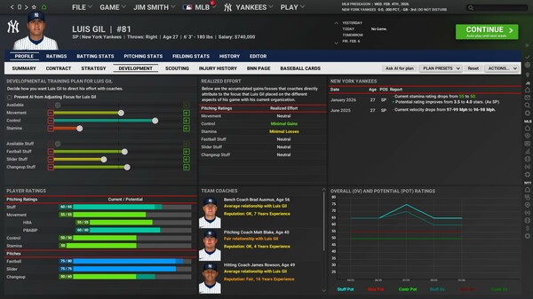 Out of the Park Baseball 26 (OOTP 26) capture d'écran