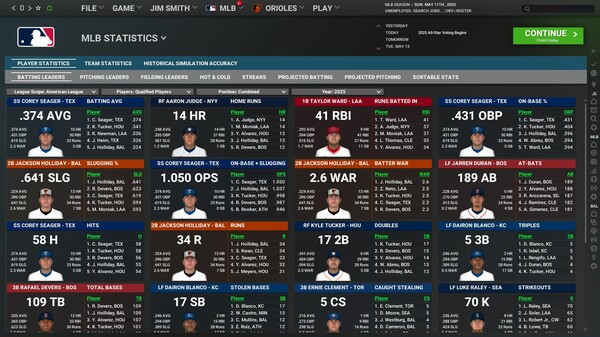 Out of the Park Baseball 26 (OOTP 26) capture d'écran