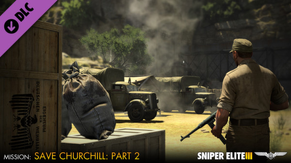 скриншот Sniper Elite 3 - Save Churchill Part 2: Belly of the Beast 3