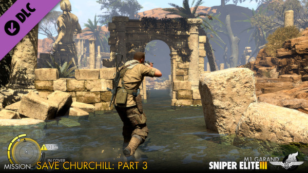 скриншот Sniper Elite 3 - Save Churchill Part 3: Confrontation 3