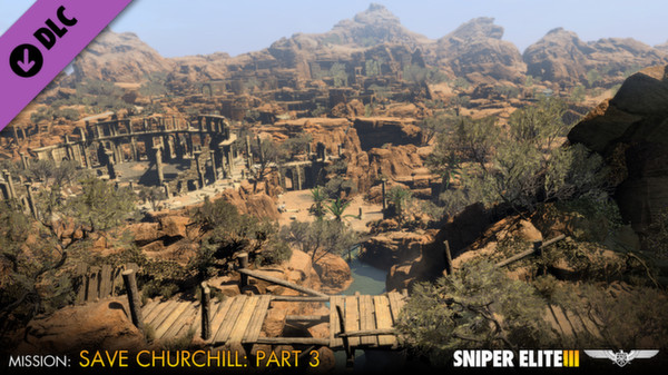 скриншот Sniper Elite 3 - Save Churchill Part 3: Confrontation 1