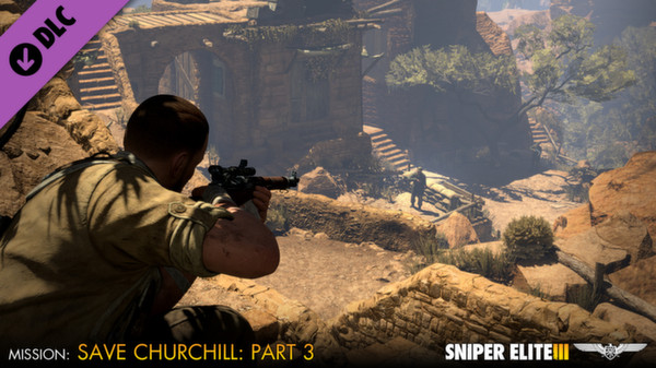 скриншот Sniper Elite 3 - Save Churchill Part 3: Confrontation 4