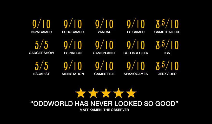 Oddworld: New 'n' Tasty - Win/Mac/Linux - (Steam)