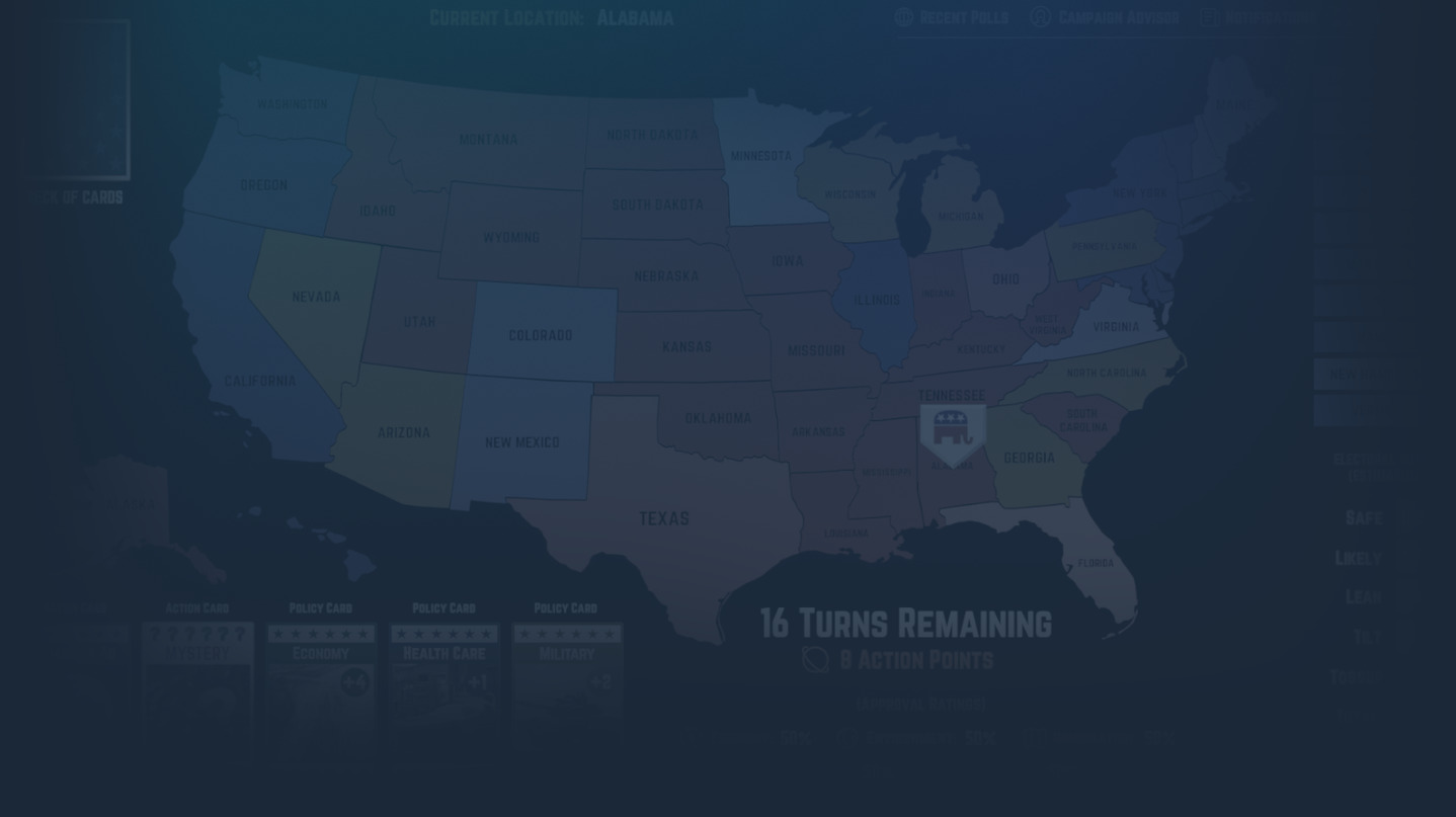 American Election Simulator background