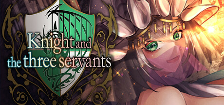 Knight and the three servants banner