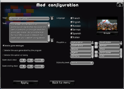 Modding Tool add-on for Rulers of Nations
