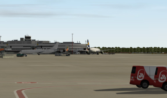 скриншот X-Plane 10 Global - 64 Bit - Airport Dusseldorf 2