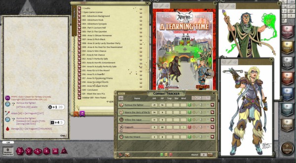 скриншот Fantasy Grounds - PFRPG: BASIC1 - A Learning Time 0