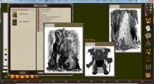 скриншот Fantasy Grounds - C&C: Classic Monsters 2