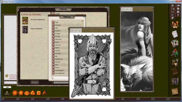скриншот Fantasy Grounds - C&C: Of Gods and Monsters 0