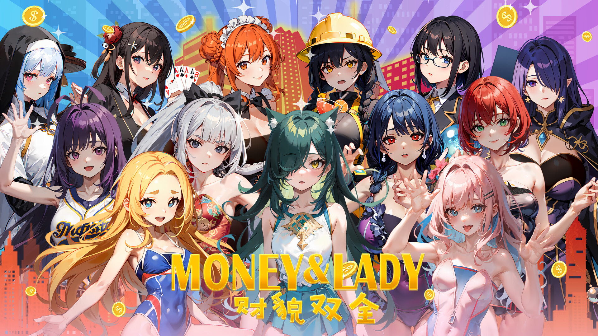 【SLG】Money And Lady | 财貌双全~官中4K修复版+DLC[PC+3G]