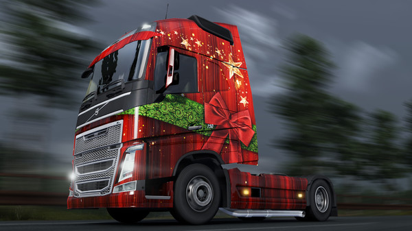 скриншот Euro Truck Simulator 2 - Christmas Paint Jobs Pack 4