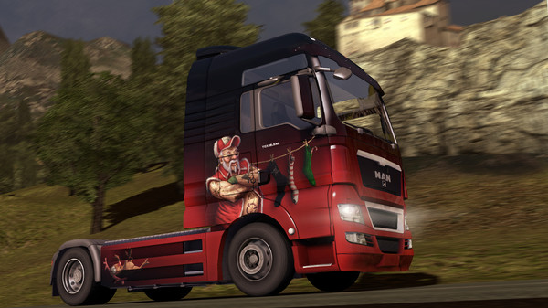 скриншот Euro Truck Simulator 2 - Christmas Paint Jobs Pack 1
