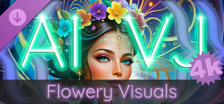 AI-VJ - Flowery 4k Visuals banner image