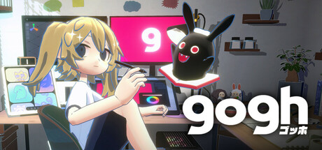Steam header art for gogh: Focus with Your Avatar